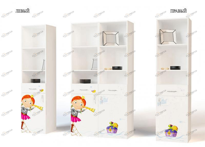 Стеллаж узкий ABC-KING Pirates левый 4631147958372