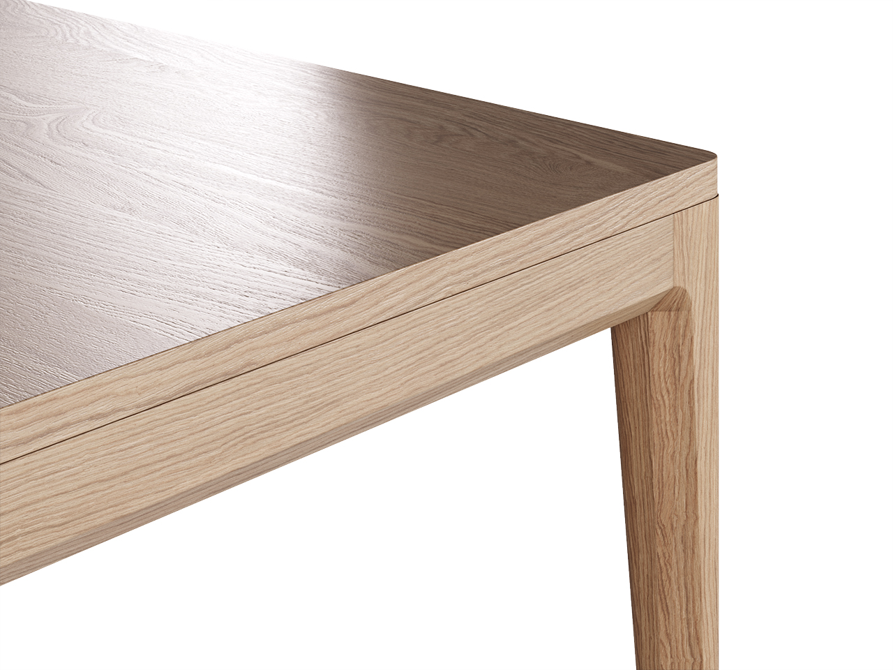 Журнальный столик квадратный 65 см осветленный дуб Case №1 THE IDEA  210084 Бежевый  - Вид №2