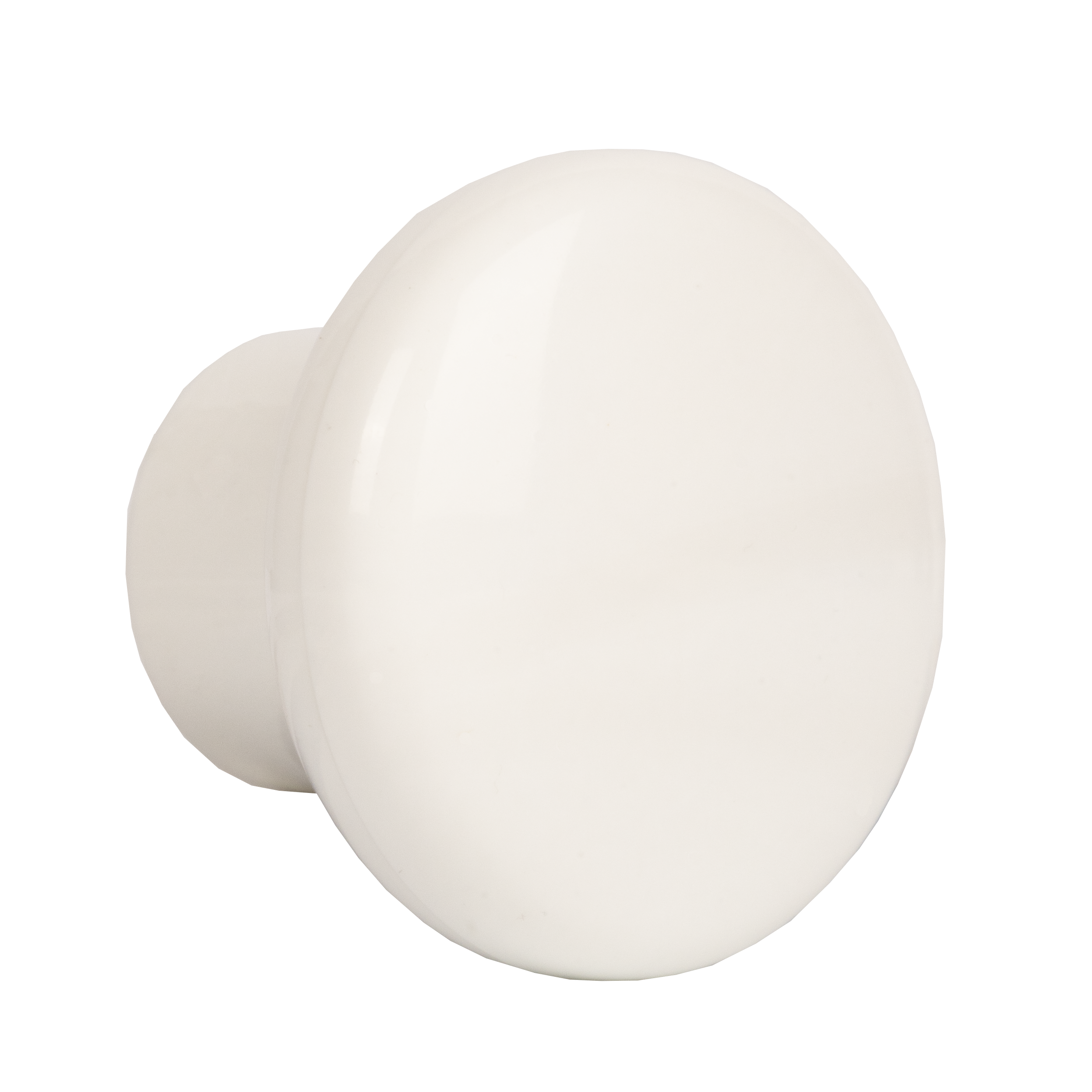 86728651 Ручка-кноб К-1 пластик цвет белый STLM-0071001 Santreyd 