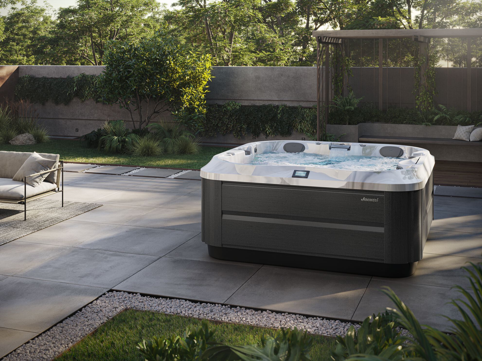 Надземный мини-бассейн с джакузи Jacuzzi® J-300™ ARCH-00077654