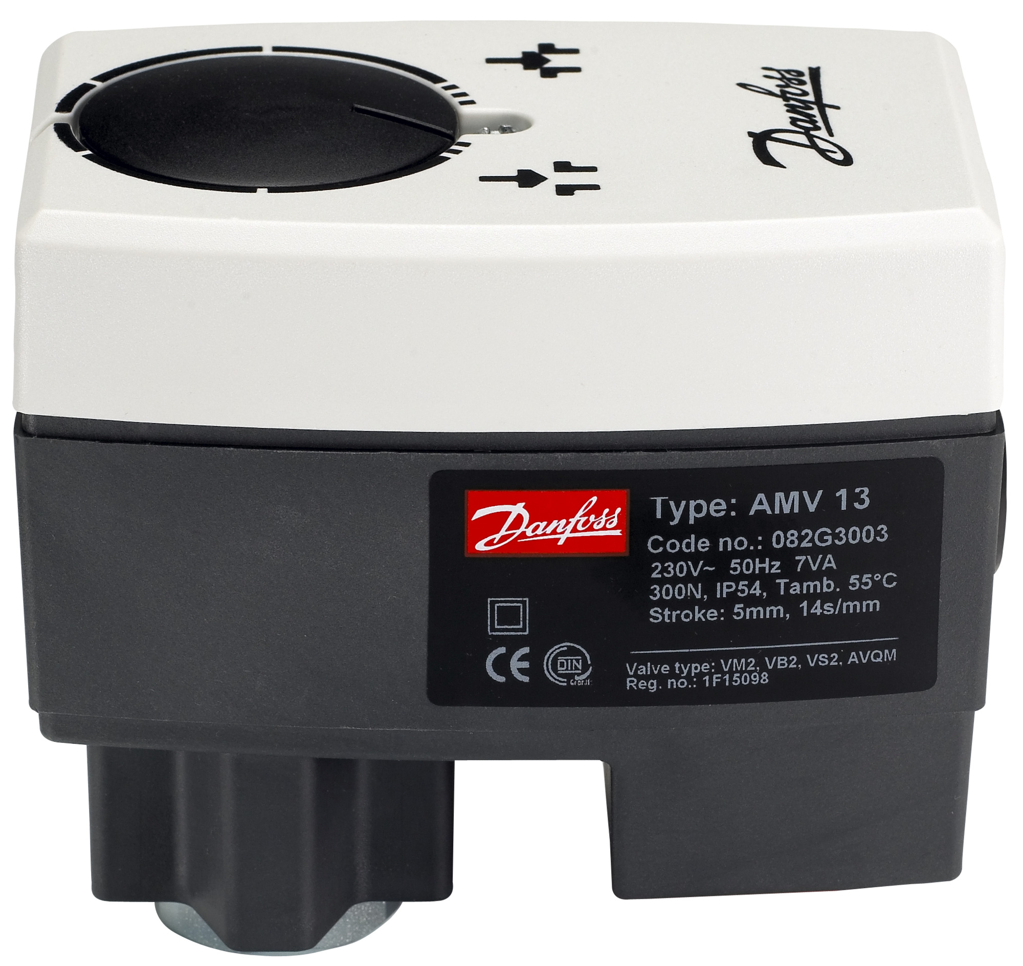 Danfoss Редукторные электроприводы с трехпозиционным управлением AMV 25 230В электропривод 082G3024  - Вид №8