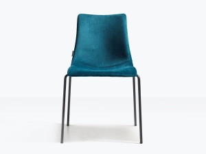 Штабелируемый стул с мягкой тканью