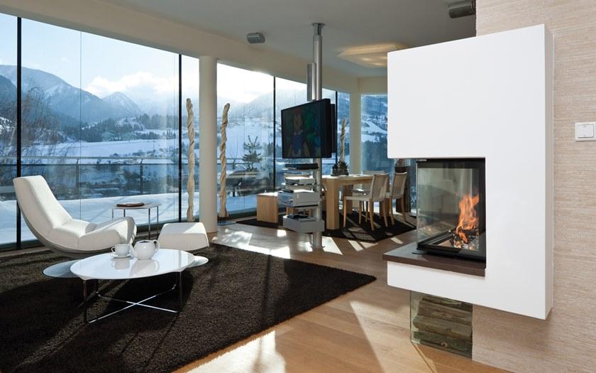 RÜEGG Угловой стальной дровяной камин с панорамным остеклением Classic line sun-id-1401982 - Вид №32