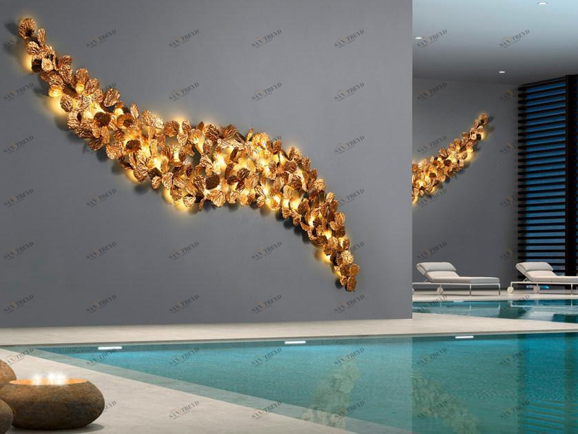 Serip Бра ручной работы из бронзы Pathleaf Ap1467/48