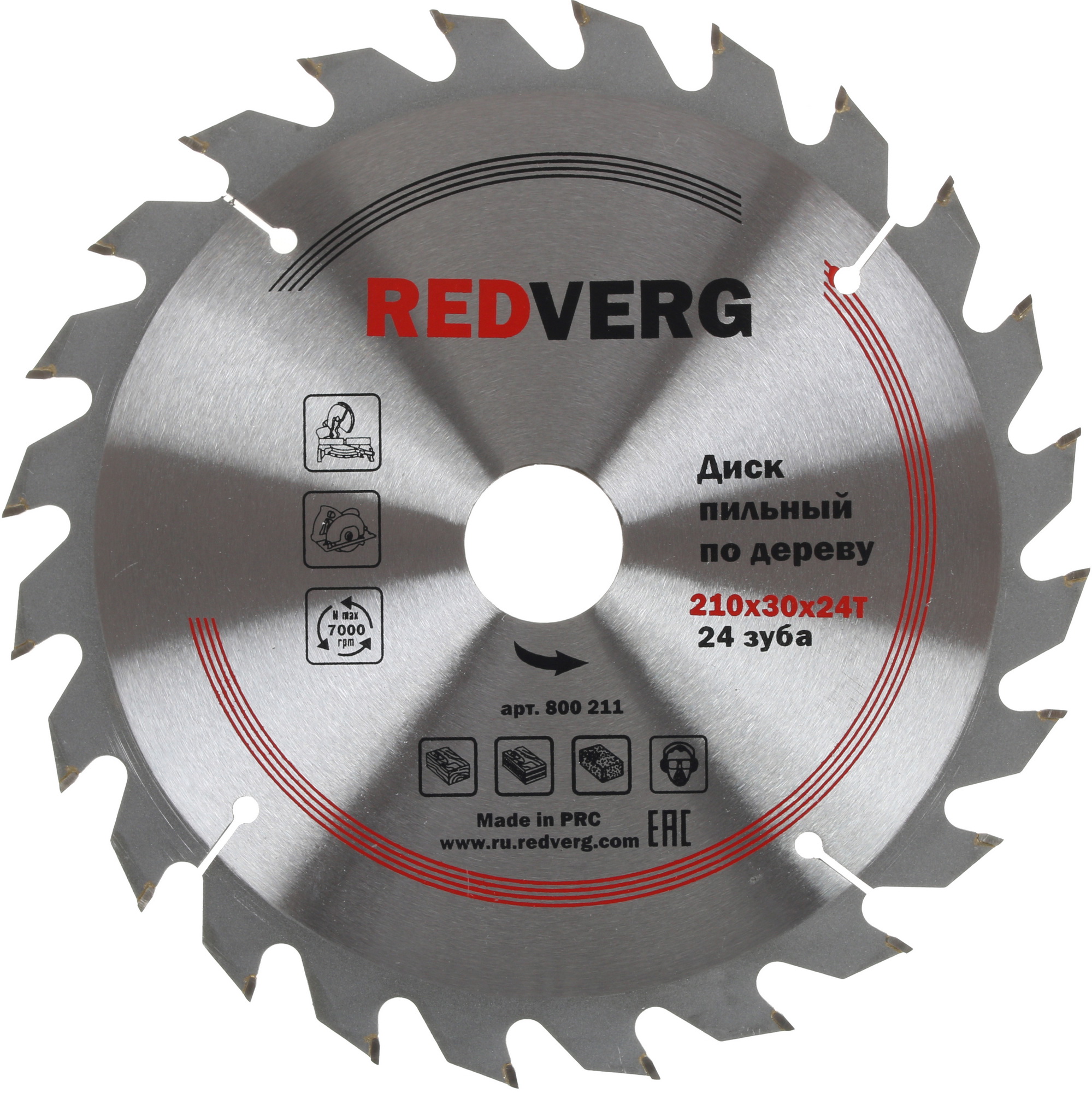 Диск пильный RedVerg 800211 1203922 STDN-0058501