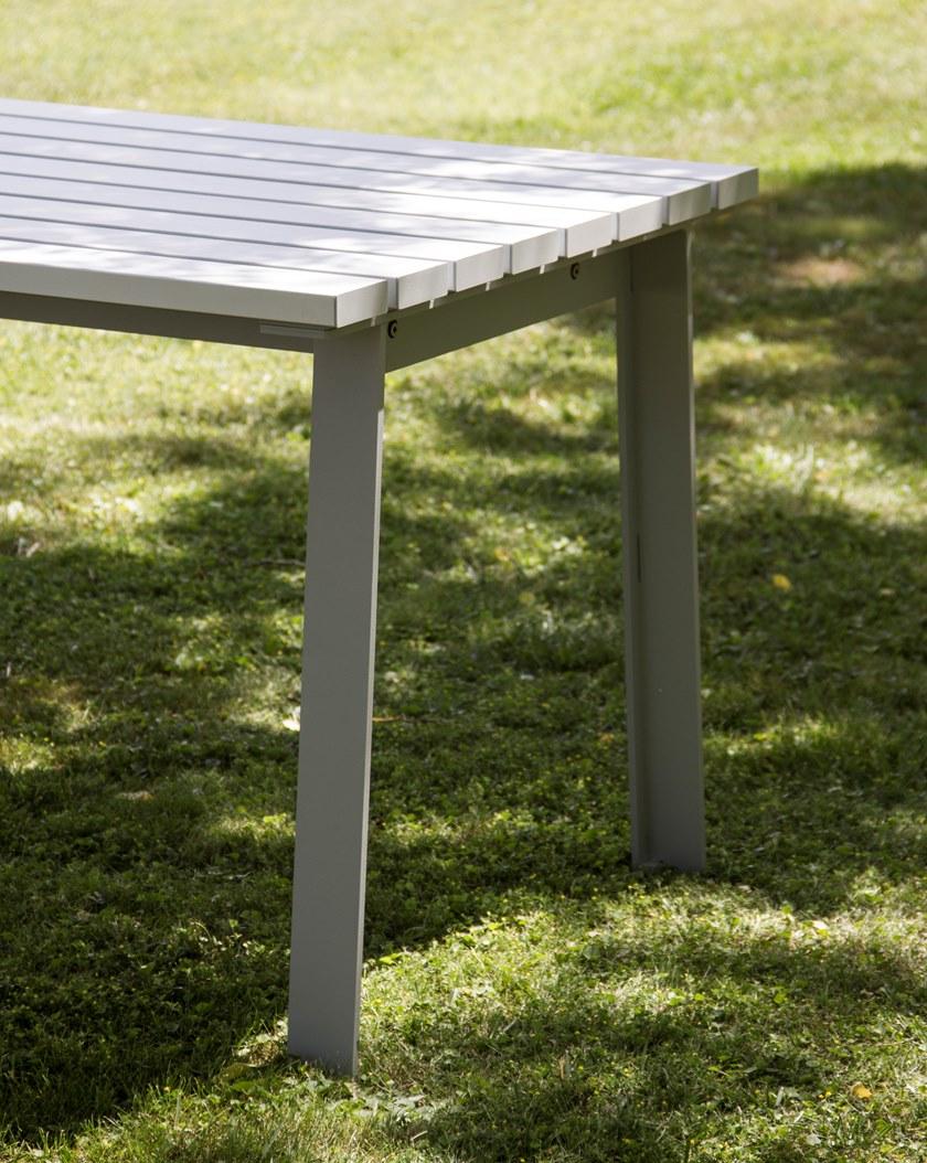 URBIDERMIS Прямоугольный стол для общественных мест из алюминия Harpo sun-id-1354601 - Вид №1