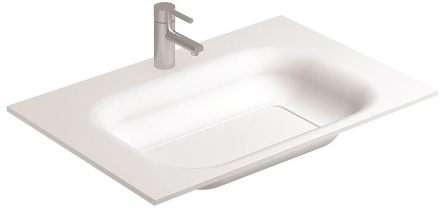 Раковина встраиваемая S20044211700000 Sanitana SMOOTH 80