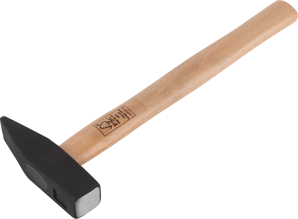 Молоток слесарный Vertextools с деревянной рукояткой 800 г 84409886