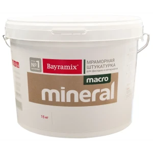 Декоративная штукатурка Bayramix Macromineral для фасадов и интерьеров 87506250