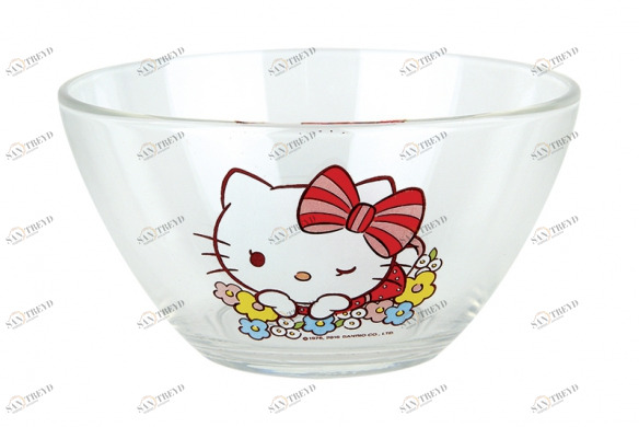 Пиала Hello Kitty 13 см КОРАЛЛ HELLO KITTY 029584 Прозрачный 
