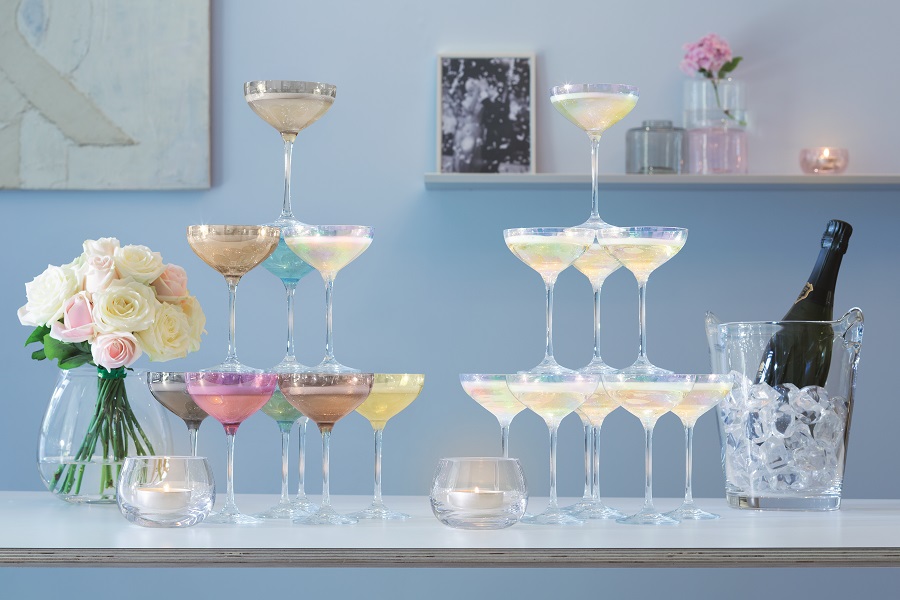 Набор из 10 бокалов-креманок Tower, 235 мл, перламутр LSA International G114808916 - Вид №2