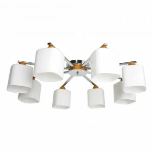 Потолочная люстра De Markt Николь 364014508 DE MARKT ДИЗАЙНЕРСКИЕ, НИКОЛЬ 220150 Белый