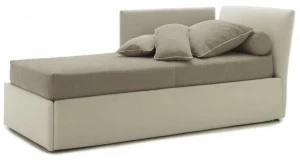 Bolzan Letti Односпальная кровать с изголовьем и короткой боковой панелью Biba