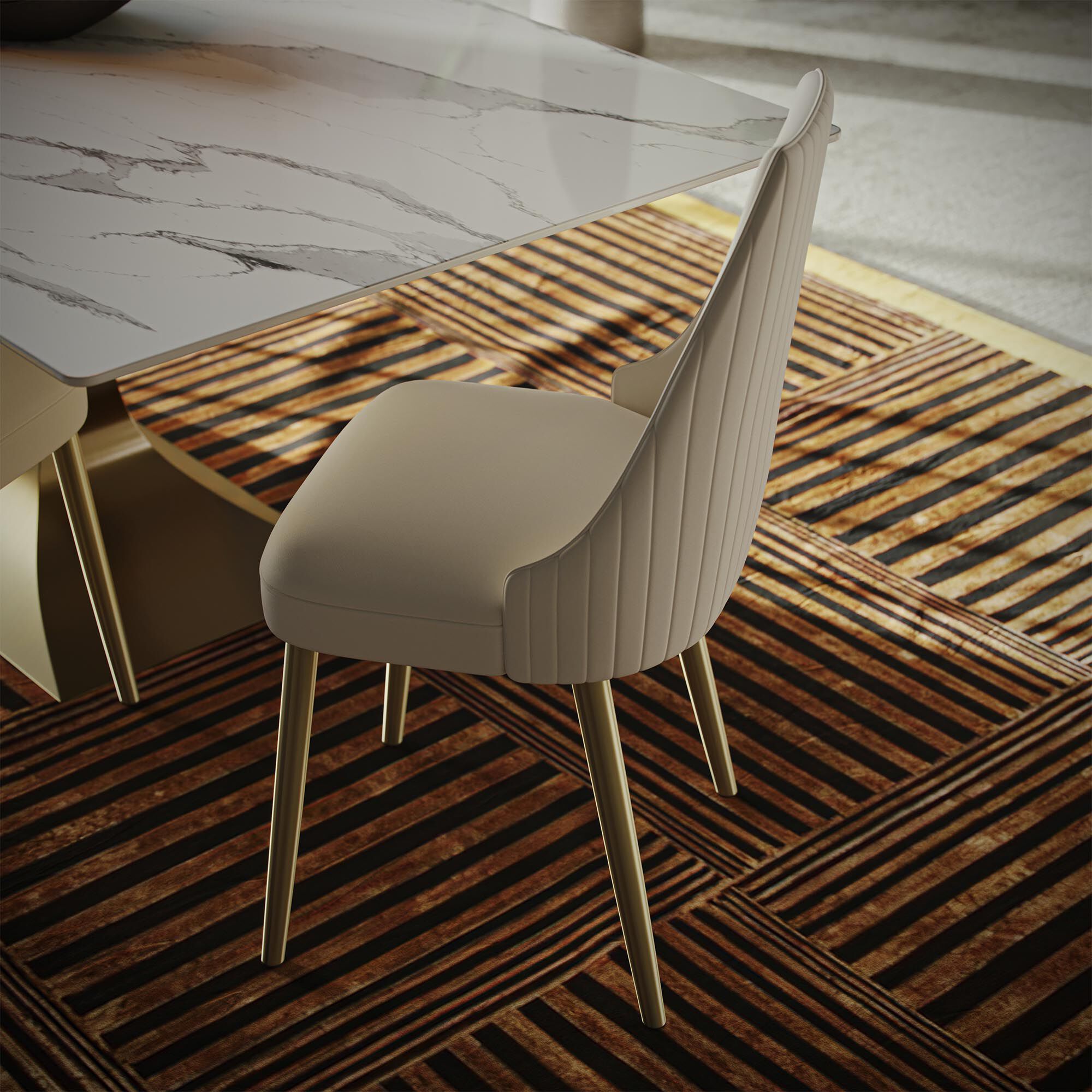 Стул из искусственной кожи GIULIA GRILLO COLLECTION ARCH-00051333 - Вид №4