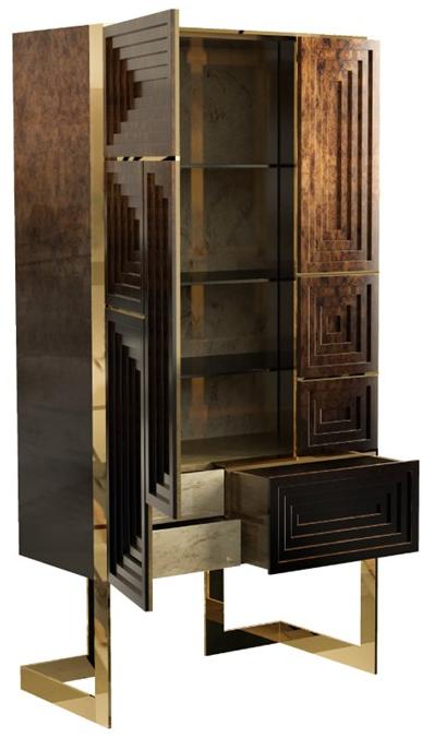 Malabar Комод из фанерованной древесины с распашными дверцами Venezia sun-id-1497677 - Вид №3