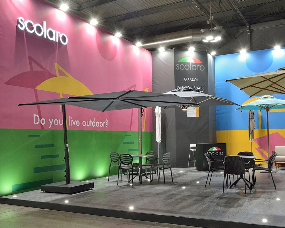 Алюминиевый поворотный зонтик с порошковым покрытием Scolaro Parasol ARCH-00041927 - Вид №10