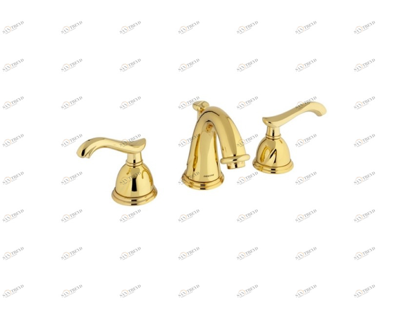 051001.000.50 Набор для раковины с тремя отверстиями Яркий хром Mestre Oman