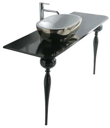 GALASSIA Консоль для умывальника из лакированного стекла Midas sun-id-1368224 - Вид №1