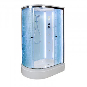 L 920 R с гидромассажем Душевая кабина DETO Серия L