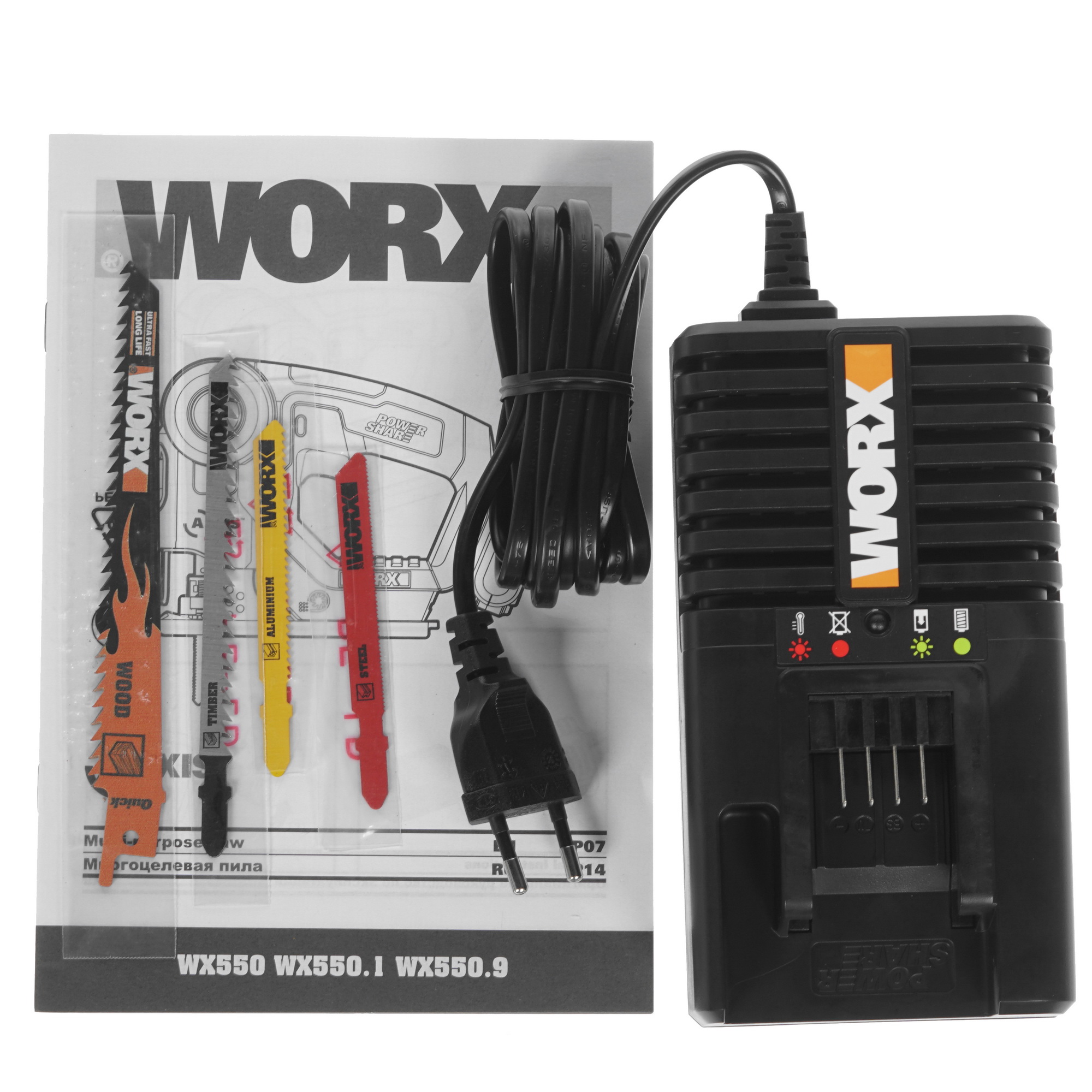 Электрический лобзик Worx Axis WX550 PowerShare 20V 8143030 STDN-0038725 - Вид №7