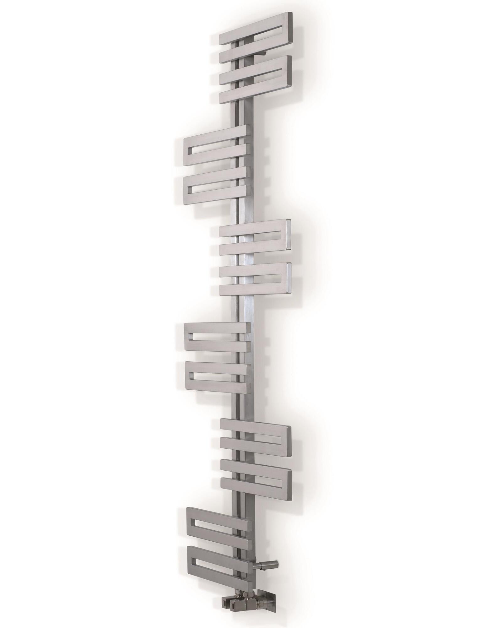 Полотенцесушитель Hammam CAMILLA Stainless steel  комбинированный; электрический или водяной Сталь  - Вид №41