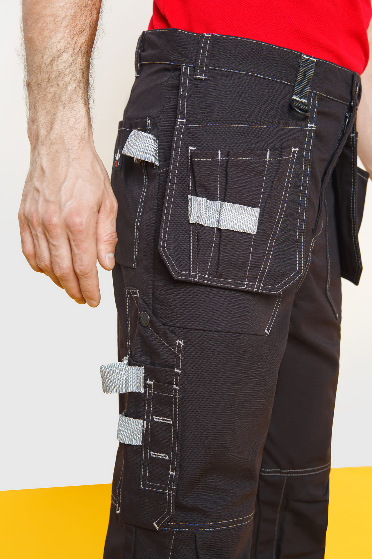 62049 Брюки  черные Union Space  Летняя спецодежда  размер 48-50/182-188  - Вид №5