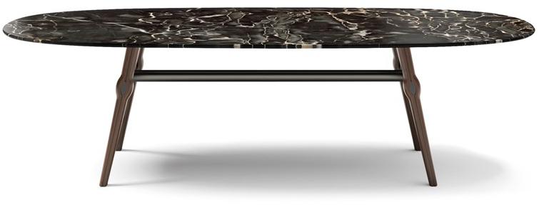 Giorgetti Овальный мраморный стол Ago 70401 / 70406 - Вид №3