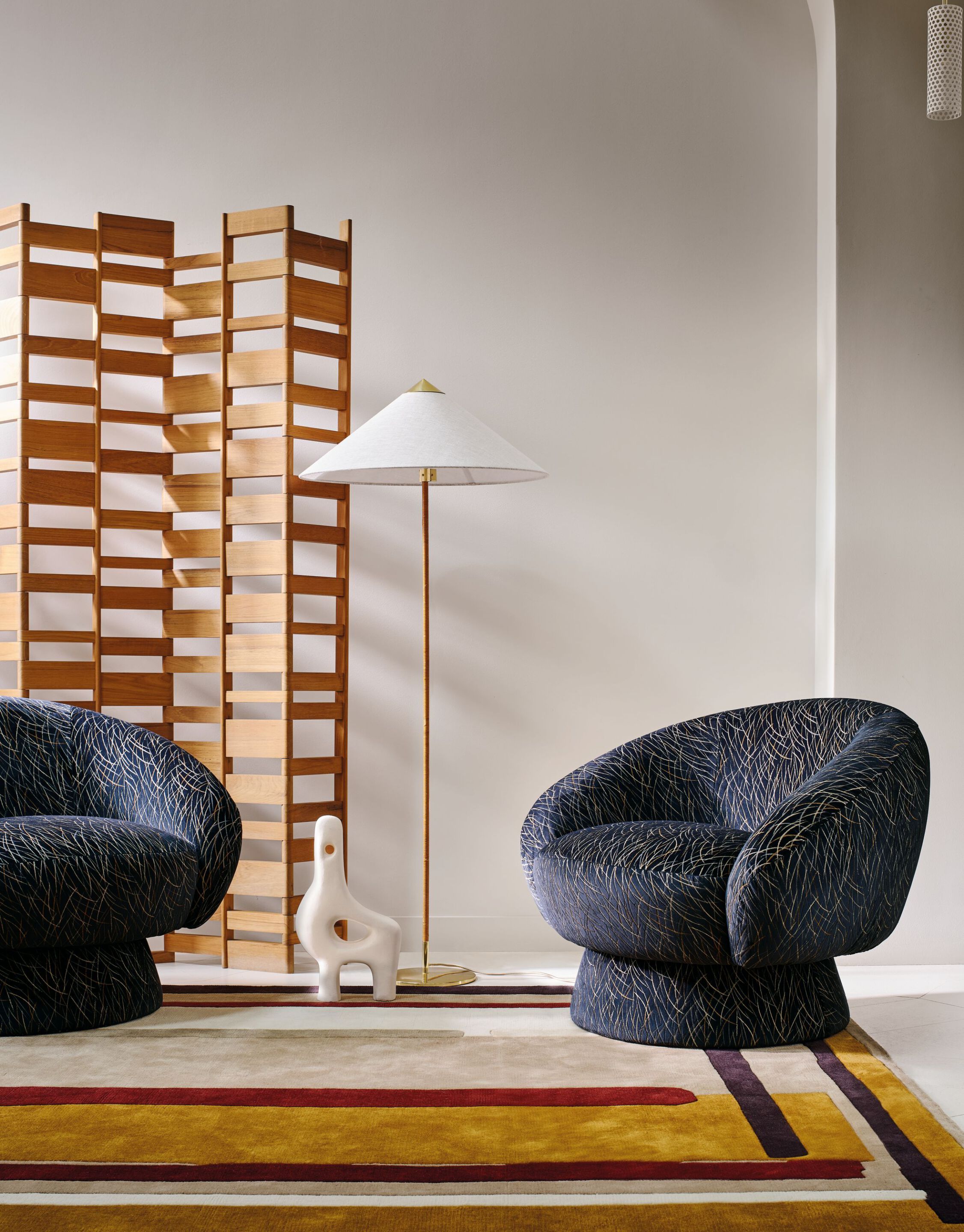 Моющаяся вышитая ткань Casamance Astelia ARCH-00034844 - Вид №1