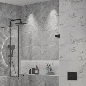 Настенная плитка Azori Misteria Grey 31.5x63 см 1.79 м² матовая цвет серый