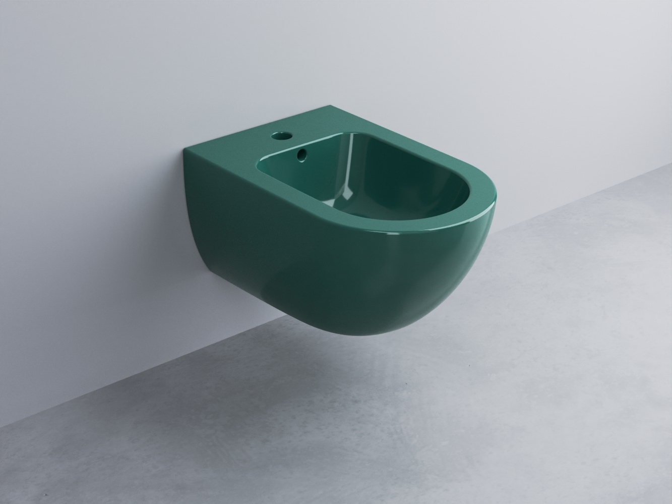 EJBS-SM Биде подвесное с одним отверстием под смеситель, в комплекте с крепежами Enjoy 53 cielo Enjoy + Amedeo Ceramica Cielo