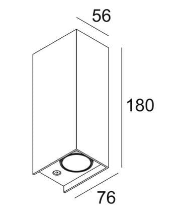 Открытый светодиодный настенный светильник Deltalight MONO II ARCH-00019330 - Вид №6