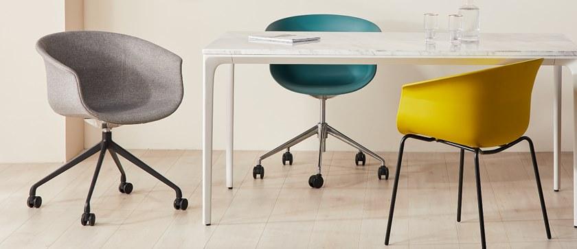 Grado Design Поворотное офисное кресло из полипропилена с 5 спицами и колесами Queen Que-ch-02 - Вид №2