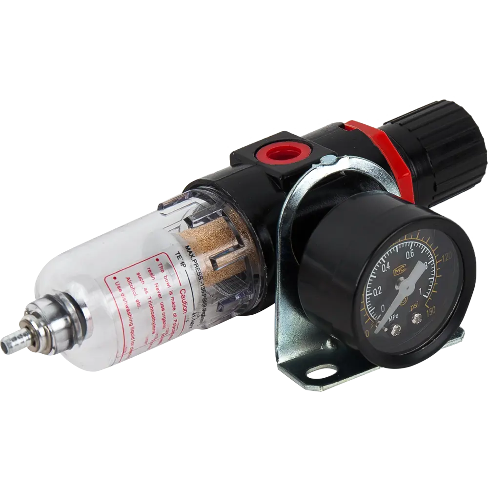 АЭРУС Регулятор давления с фильтром и манометром 1/4'' 15308981 STLM-0841116