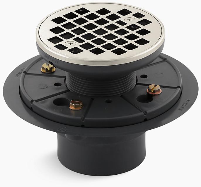 KOHLER ClearFlo  Круглый дизайн трап для душа, плитка для душа K-9135-SN 