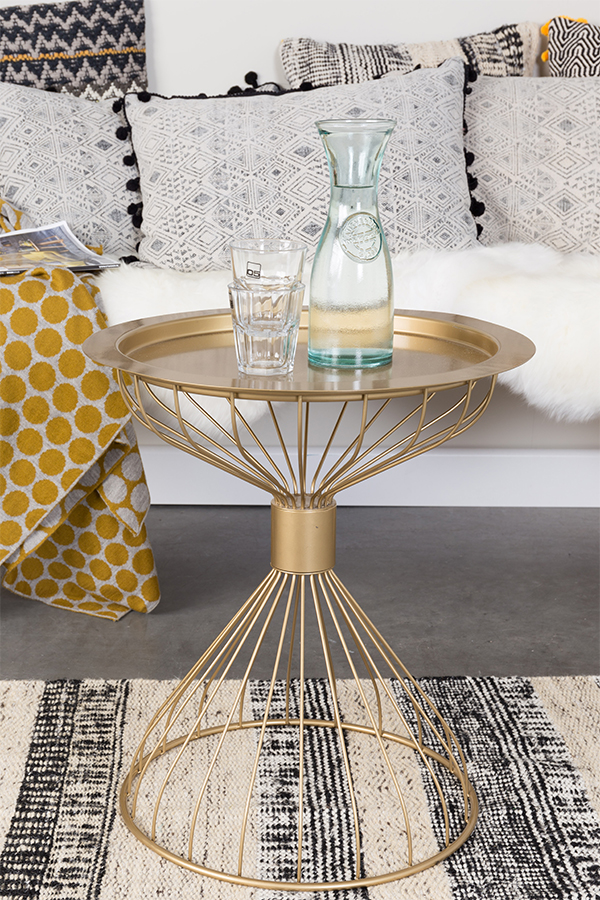 Столик Kelly Tray золотой Zuiver 2300041 - Вид №2