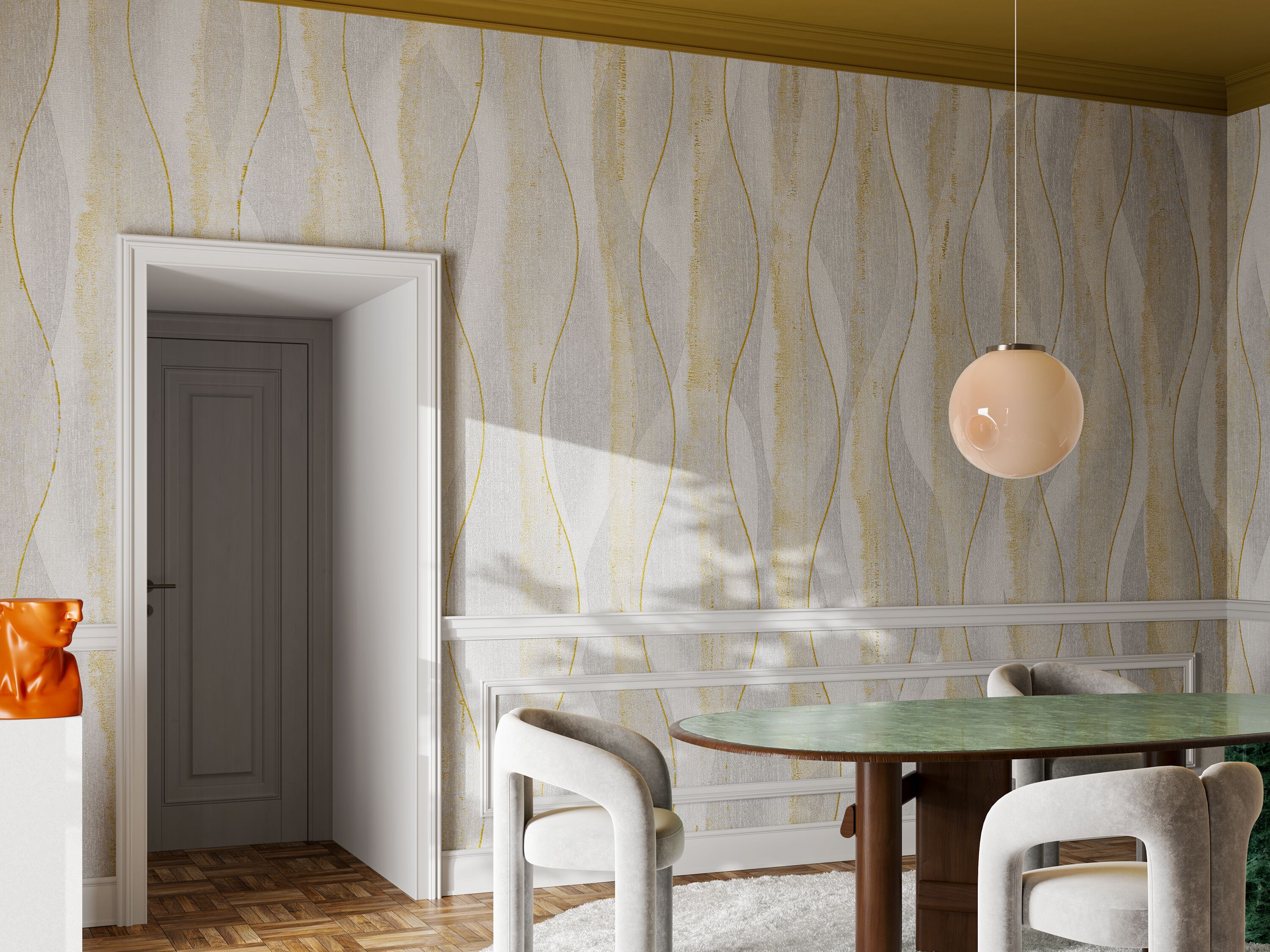 Моющиеся панорамные обои Inkiostro Bianco неопубликованные серии 05 ARCH-00148466