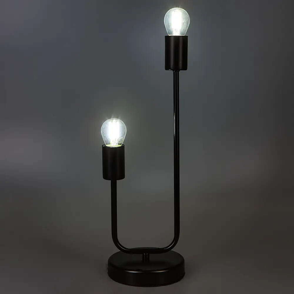 Настольная лампа декоративная Россвет Гольфстрим цвет черный STLM-2167231 - Вид №1