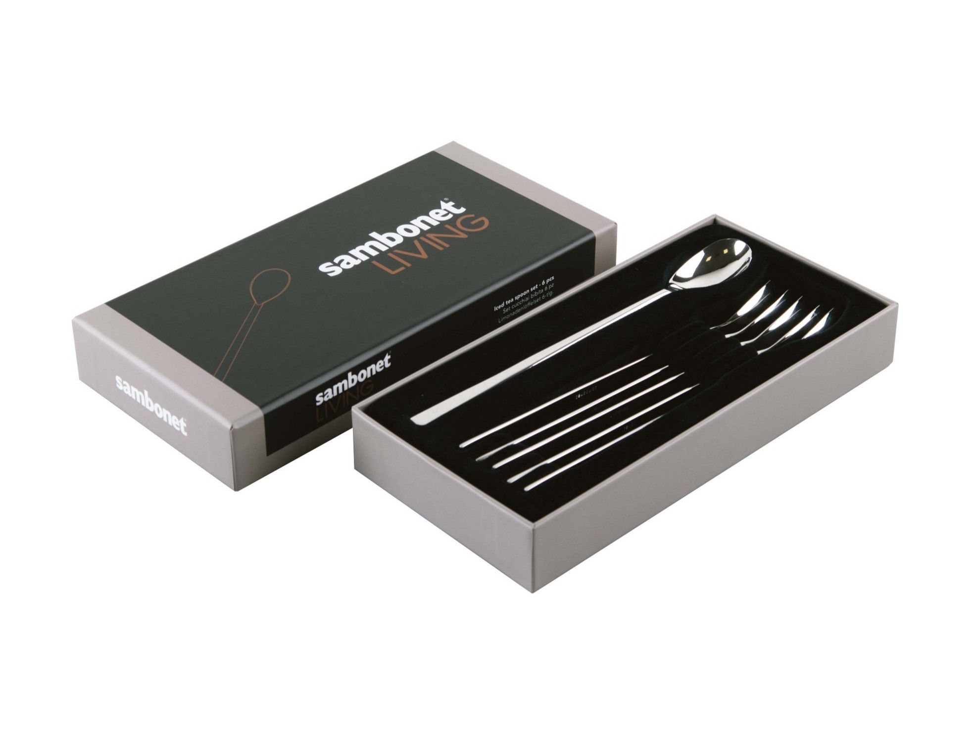 Набор чайных ложек из нержавеющей стали Sambonet Living ARCH-00133927 - Вид №2