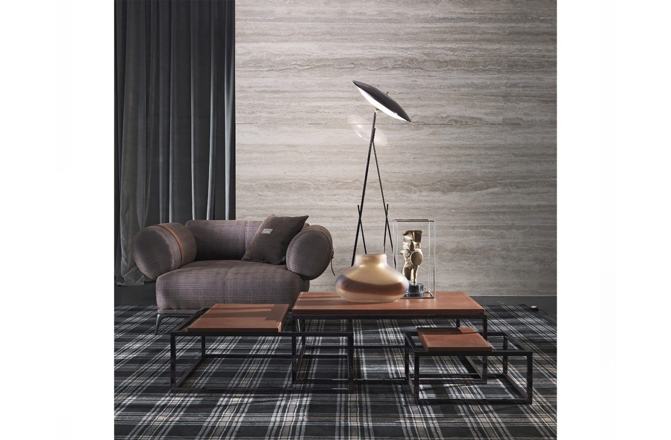 Тканевое кресло с подлокотниками Gianfranco Ferré Home Phoenix ARCH-00093172 - Вид №3