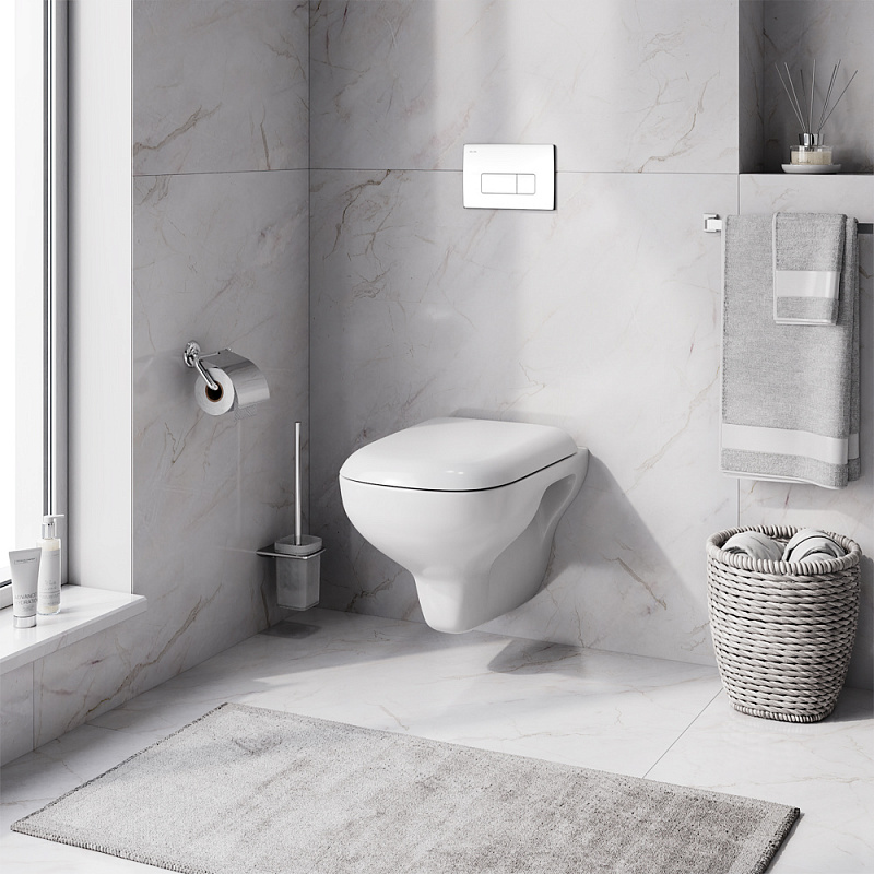 IS48001.801700 Инсталл с клав Pro M белый с подв унит FlashClean с сид м/л AM.PM Like - Вид №1