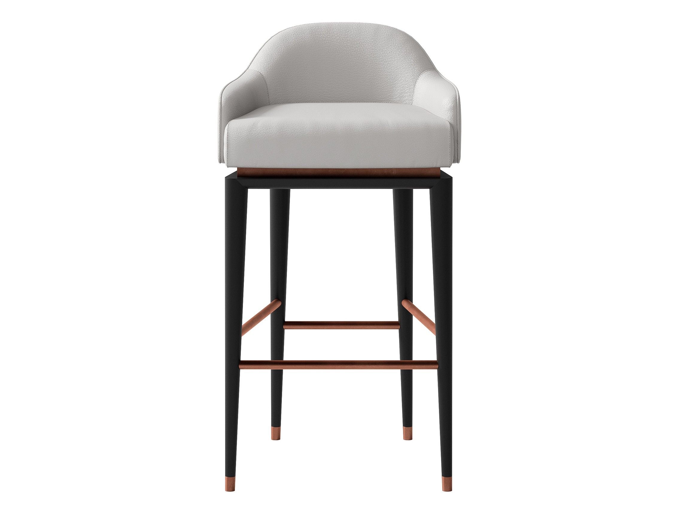 Высокий стул из кожи и металла CPRN HOMOOD Шестое чувство ARCH-00106300