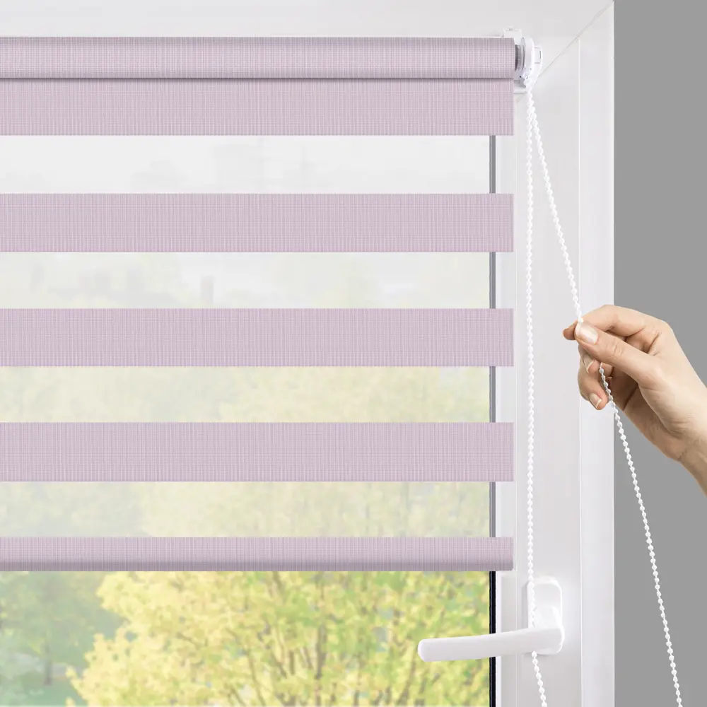 Рулонная штора день-ночь MIAMOZA Петер 160x175 см сиреневая 89411337 STLM-1568634 - Вид №6