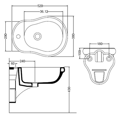 ML.BLL-25.130.bi Биде подвесное  Migliore  - Вид №3
