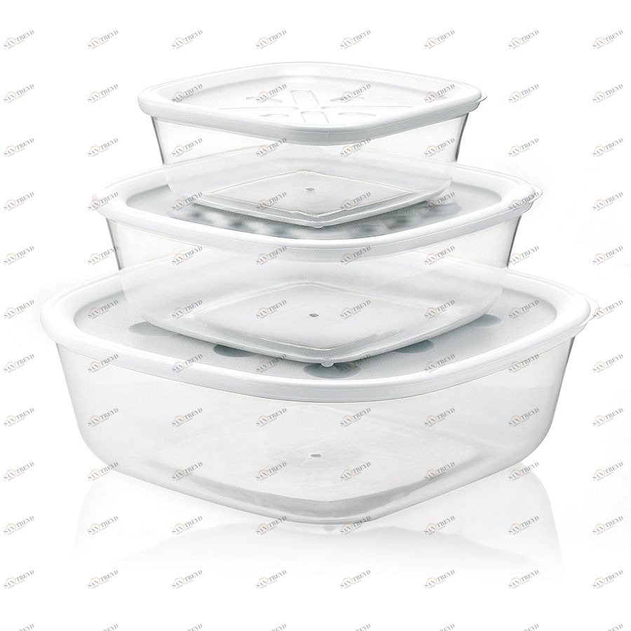 Набор из 3-х контейнеров Forme Casa белый Guzzini 21885211