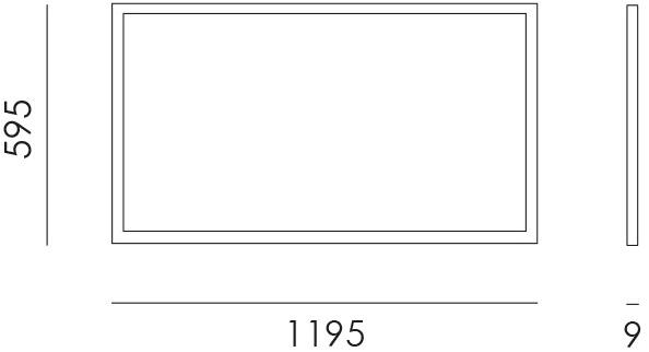 NEXO LUCE Встраиваемый светодиодный светильник для подвесных потолков Inlux recessed 5191 - Вид №1