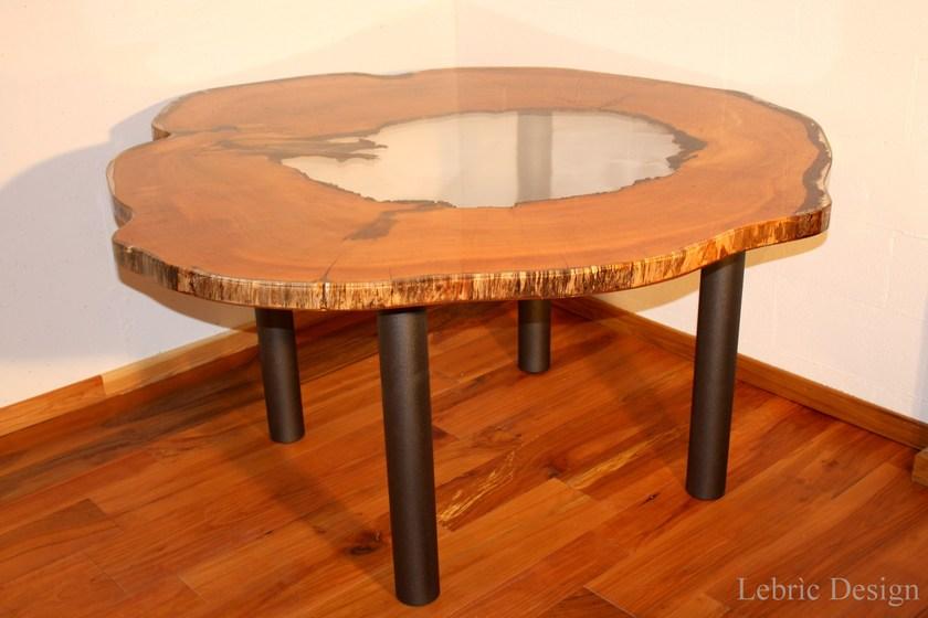 ANTICO TRENTINO Круглый стол Lebrìc design - legno e resina sun-id-1391368 - Вид №7