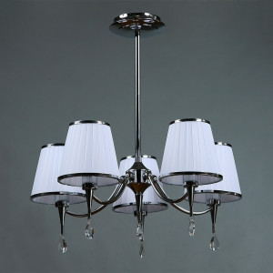 096500 Люстра Brizzi 5L MACA/005 хром Mantra 01625