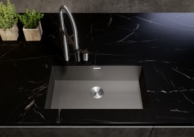 526244 Кухонная мойка Blanco Zerox 700-U Dark Steel  Blanco Zerox