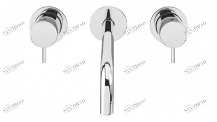 T1.16.3F Смеситель для раковинины настенный с автоматическим клапаном Waterrevolution Line FLOW Water Evolution 