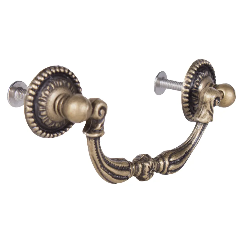 Мебельная ручка-кнопка Larvij бронза LAMPLANDIA STLM-2057429